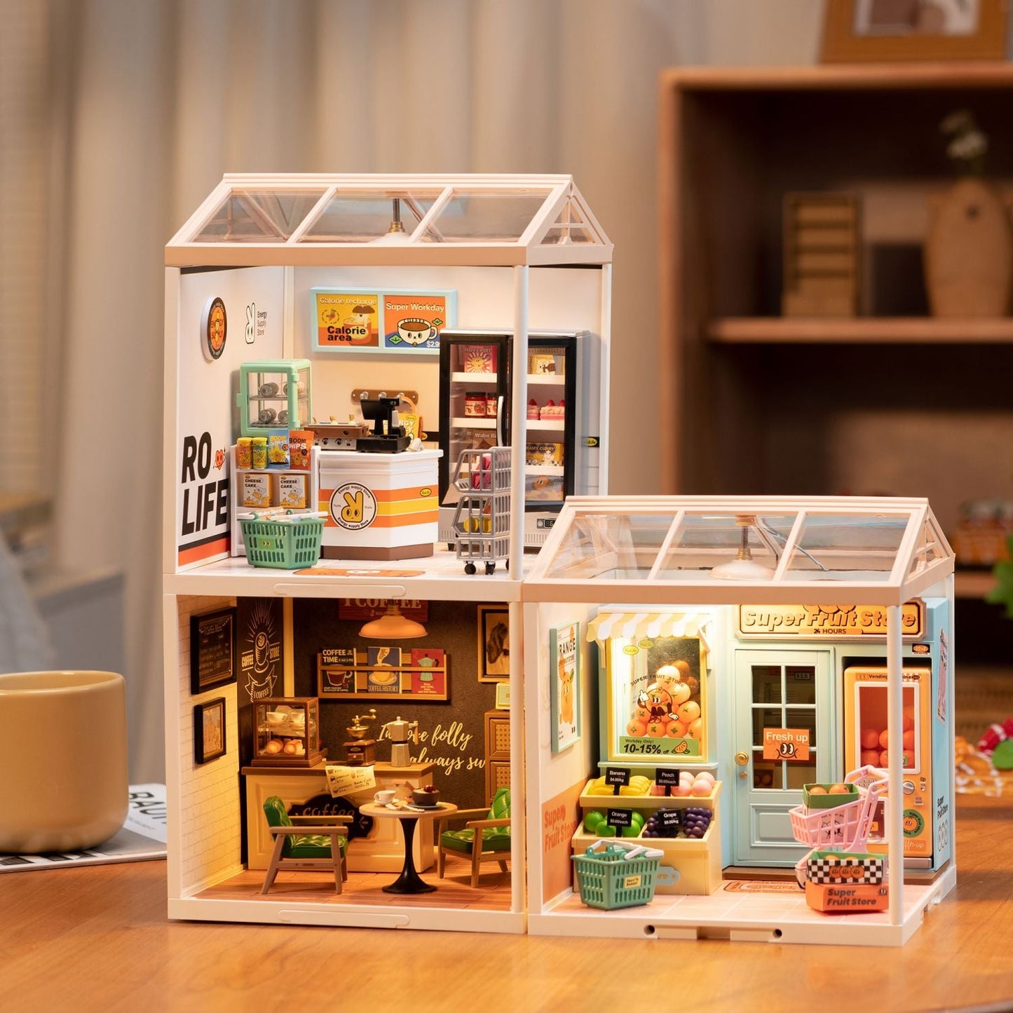 Fascinating Book Store Super Creator DIY Miniature Set - DIYative™