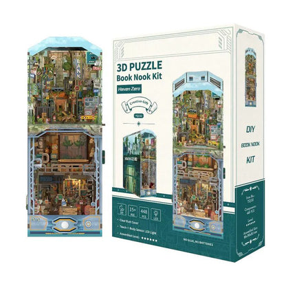 Book Nooks DIY 3D Wooden Puzzle (Best Seller)