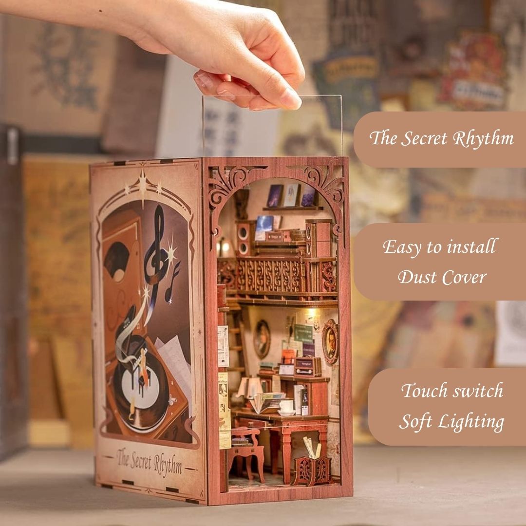 Book Nooks DIY 3D Wooden Puzzle (Best Seller)