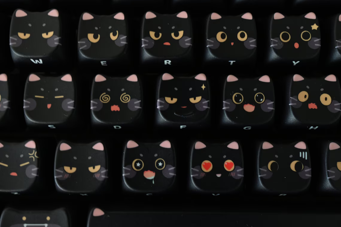 Cat's Party DIY Keycaps