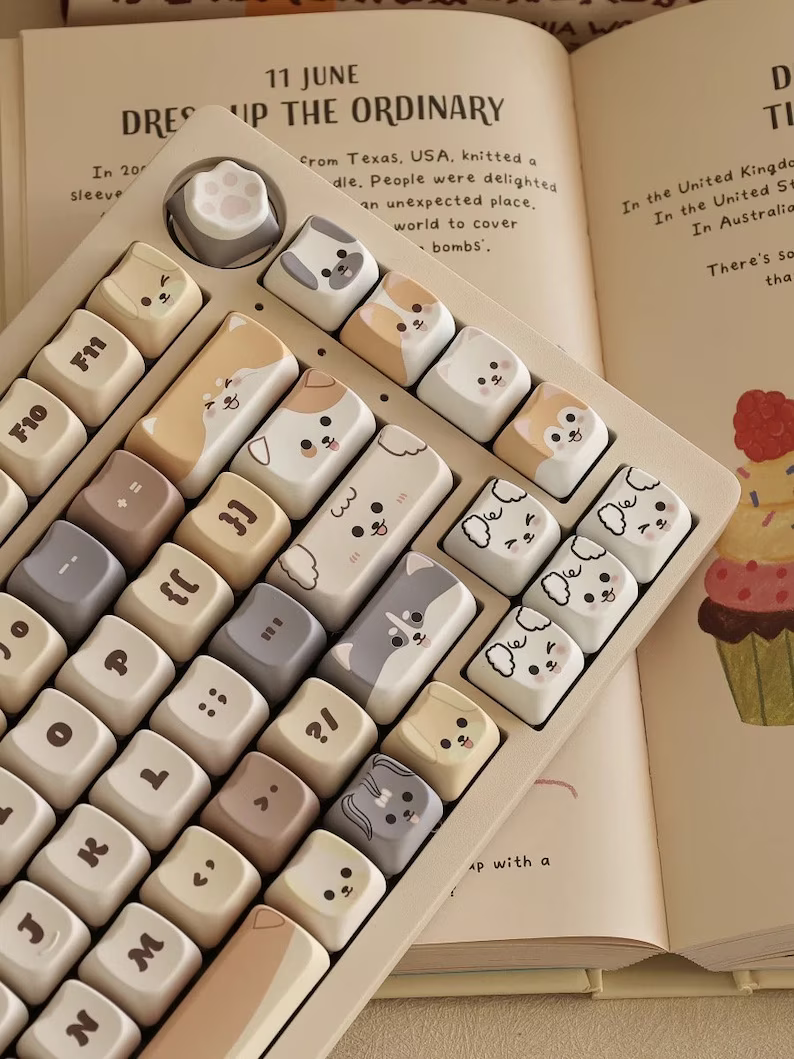 WonderBun Toasted Bread DIY Keycaps Limited Edition