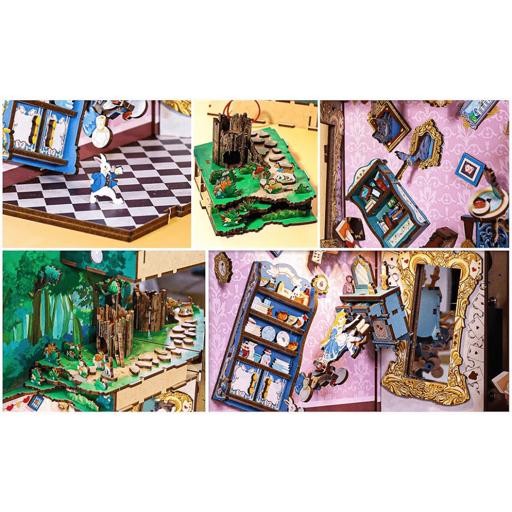 Alice in Wonderland DIY Book Nook - DIYative™