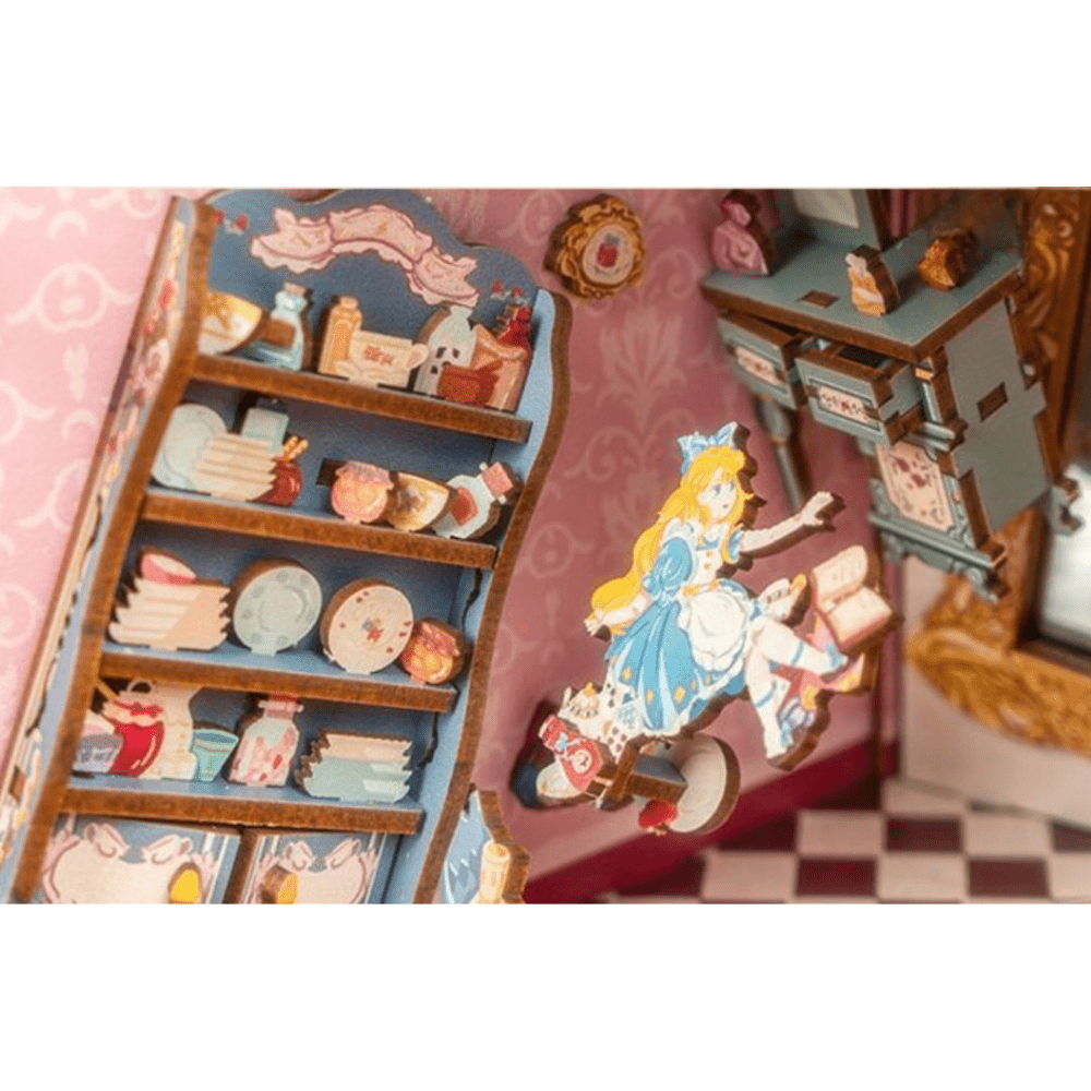 Alice in Wonderland DIY Book Nook - DIYative™