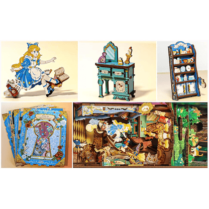 Alice in Wonderland DIY Book Nook - DIYative™