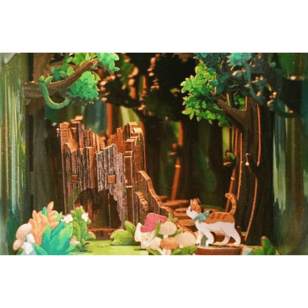 Alice in Wonderland DIY Book Nook - DIYative™