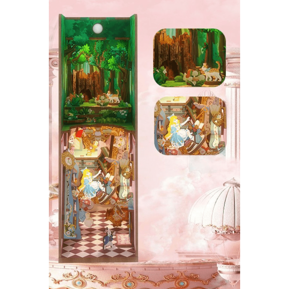 Alice in Wonderland DIY Book Nook - DIYative™