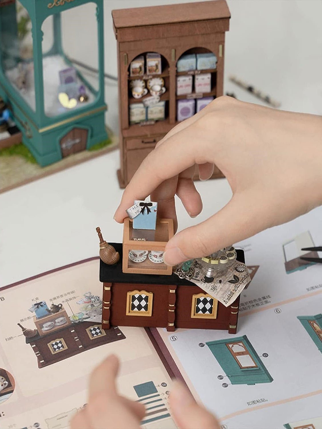 Alice's Tea Store DIY Miniature House Kit - DIYative™