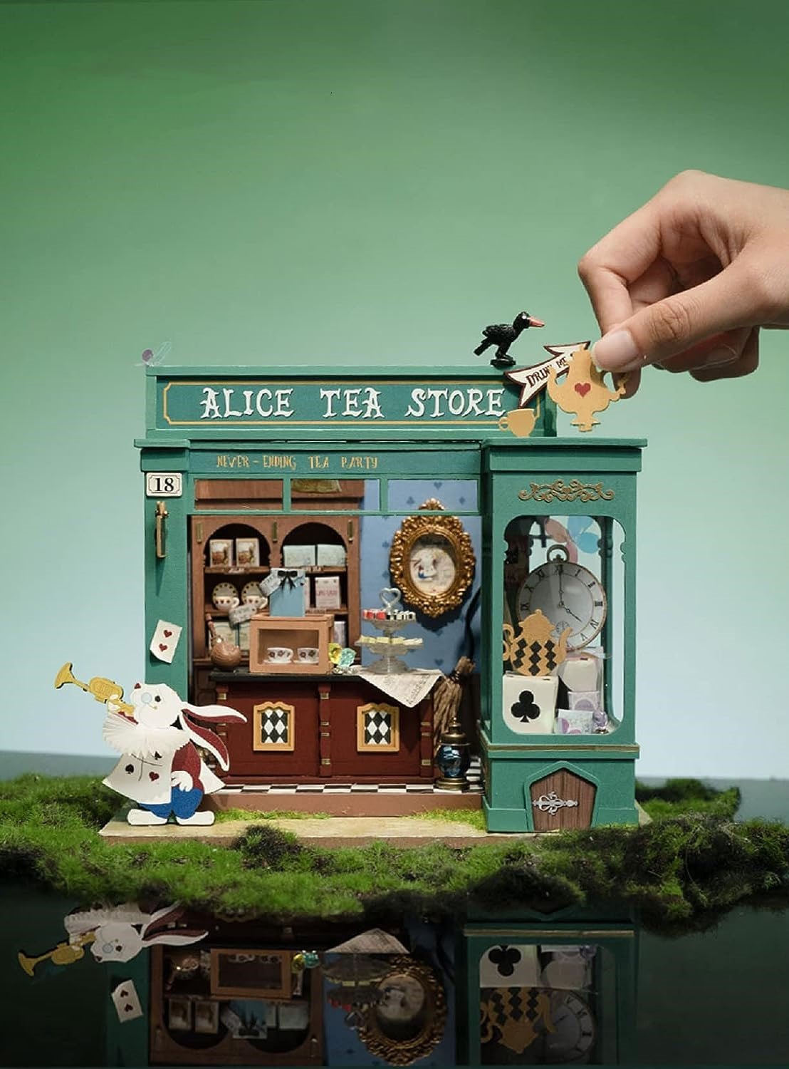 Alice's Tea Store DIY Miniature House Kit - DIYative™