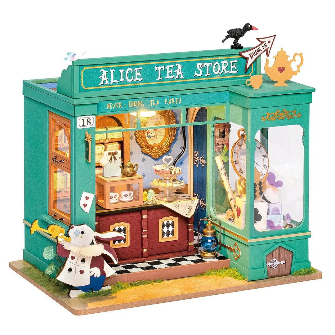 Alice's Tea Store DIY Miniature House Kit - DIYative™