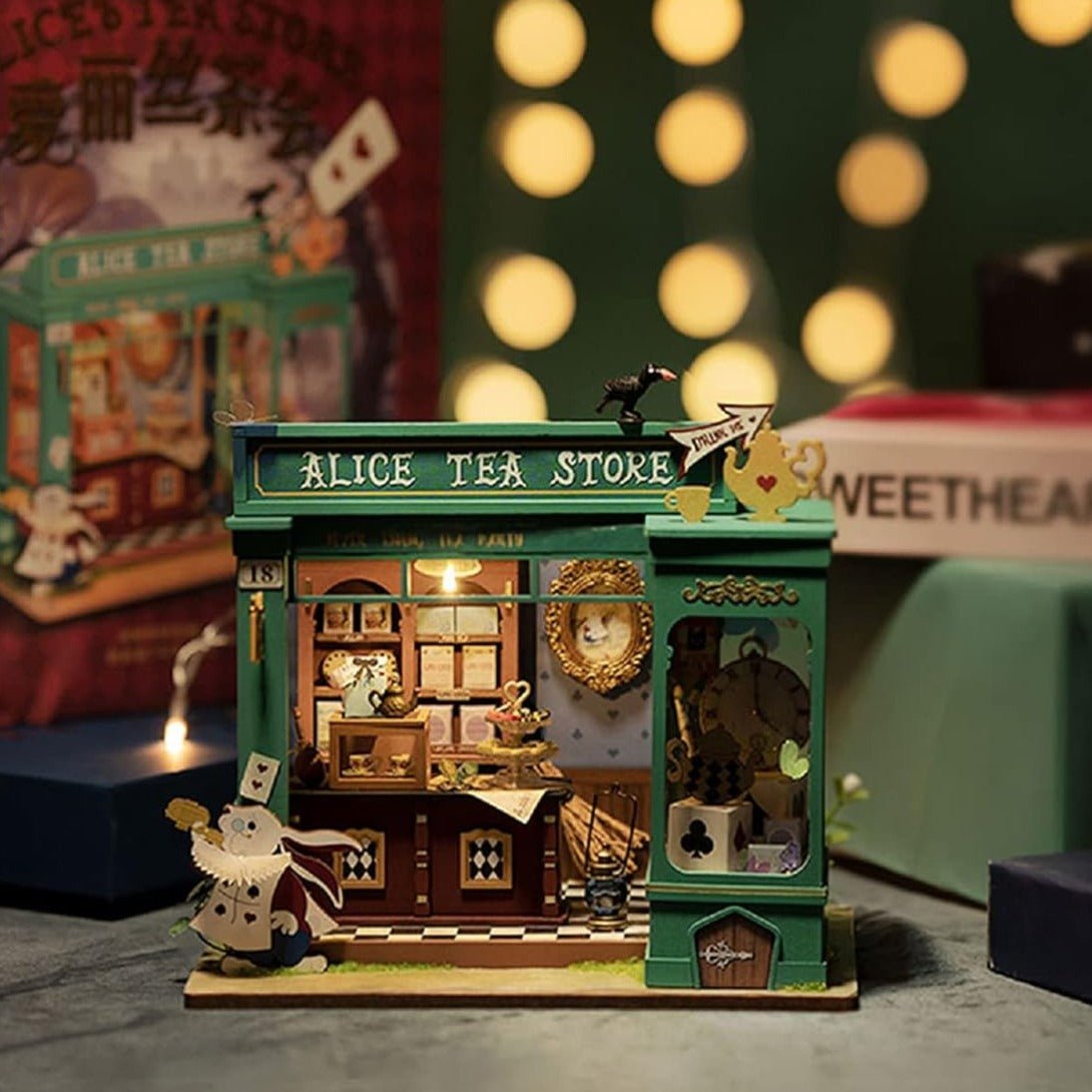 Alice's Tea Store DIY Miniature House Kit - DIYative™