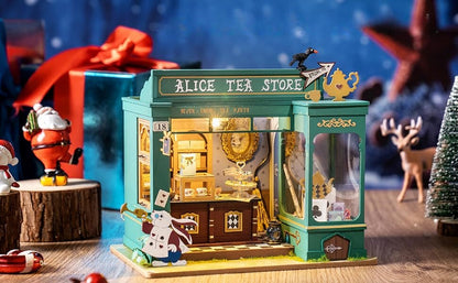 Alice's Tea Store DIY Miniature House Kit - DIYative™