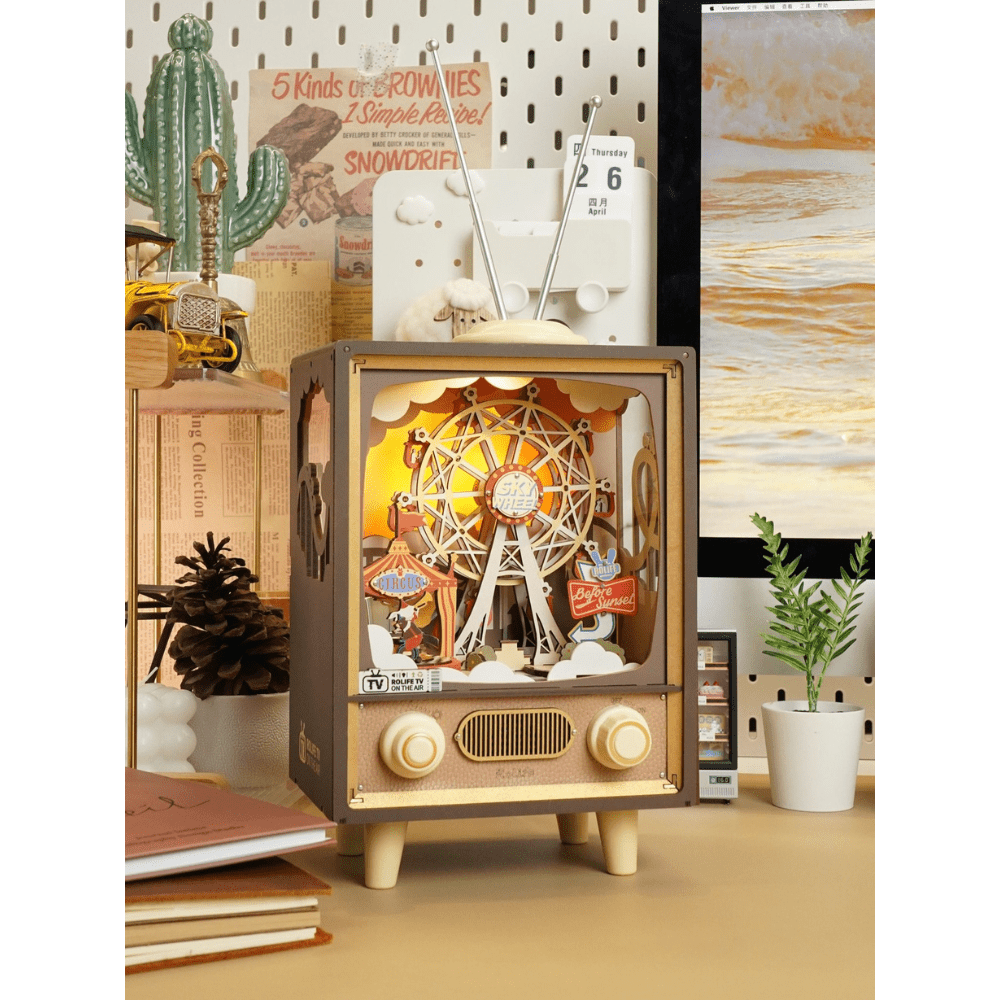 Amusement Park Series DIY Music Box 3D Wooden Puzzle - DIYative™