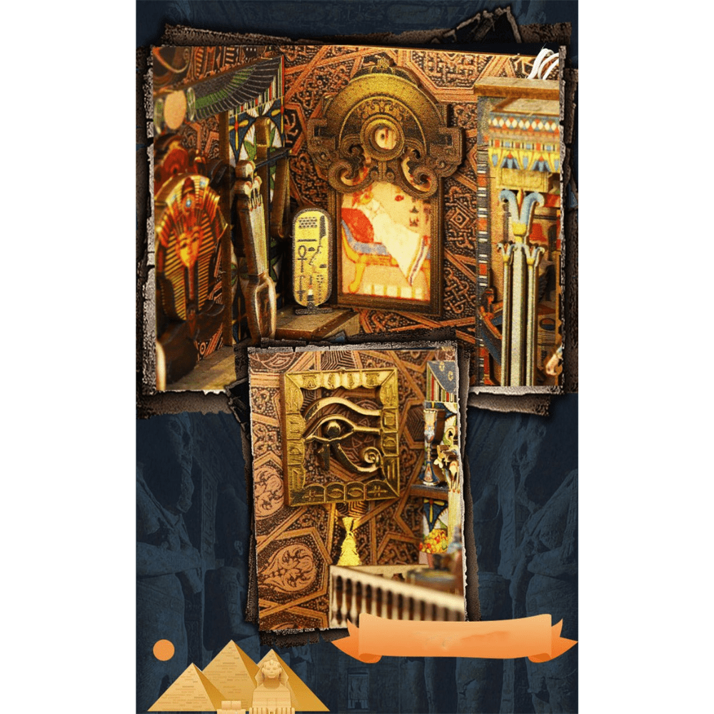 Ancient Egyptian Palace DIY Book Nook - DIYative™