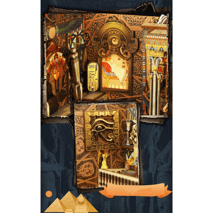 Ancient Egyptian Palace DIY Book Nook - DIYative™