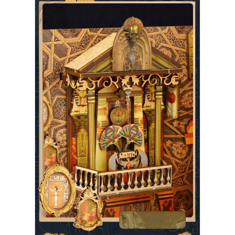 Ancient Egyptian Palace DIY Book Nook - DIYative™