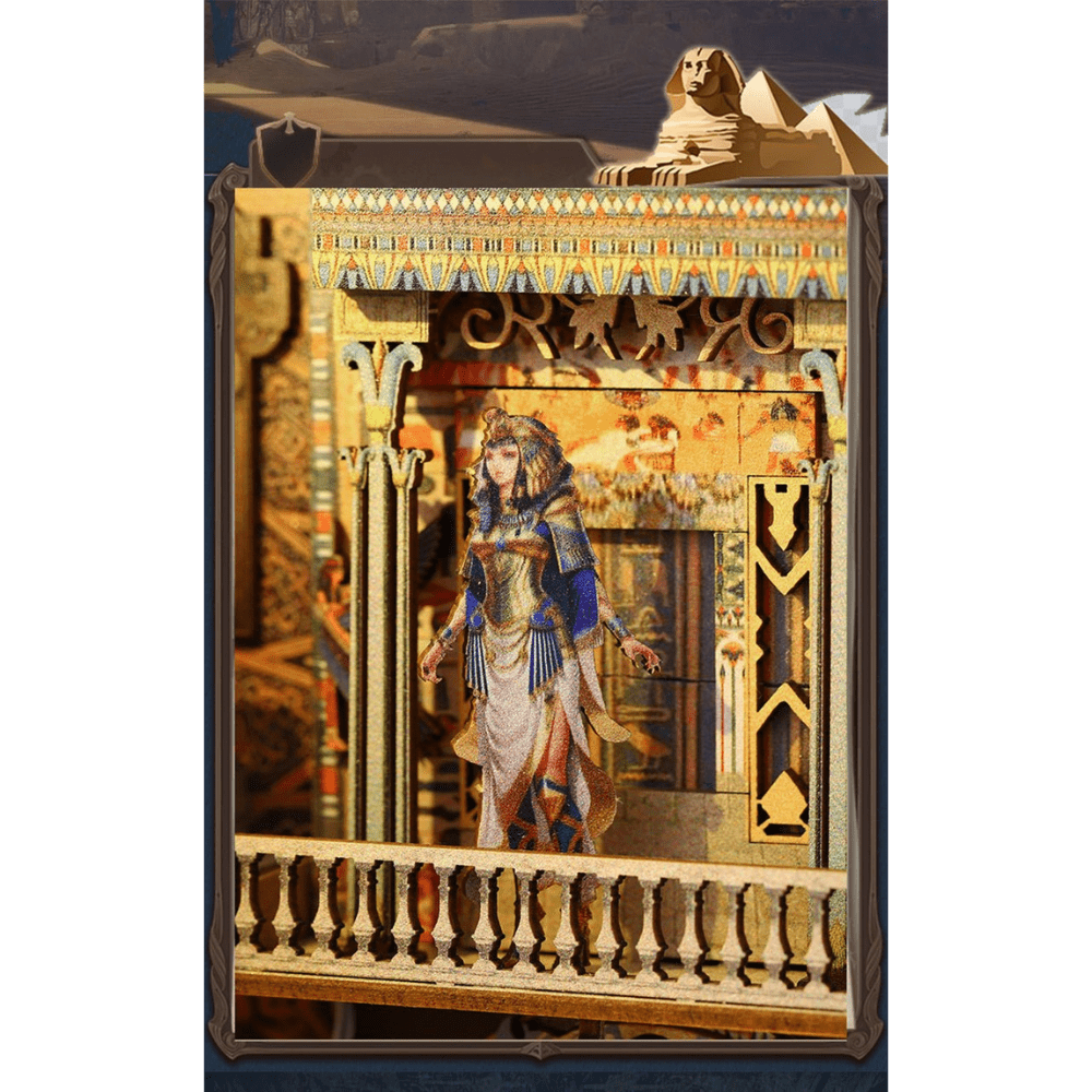 Ancient Egyptian Palace DIY Book Nook - DIYative™