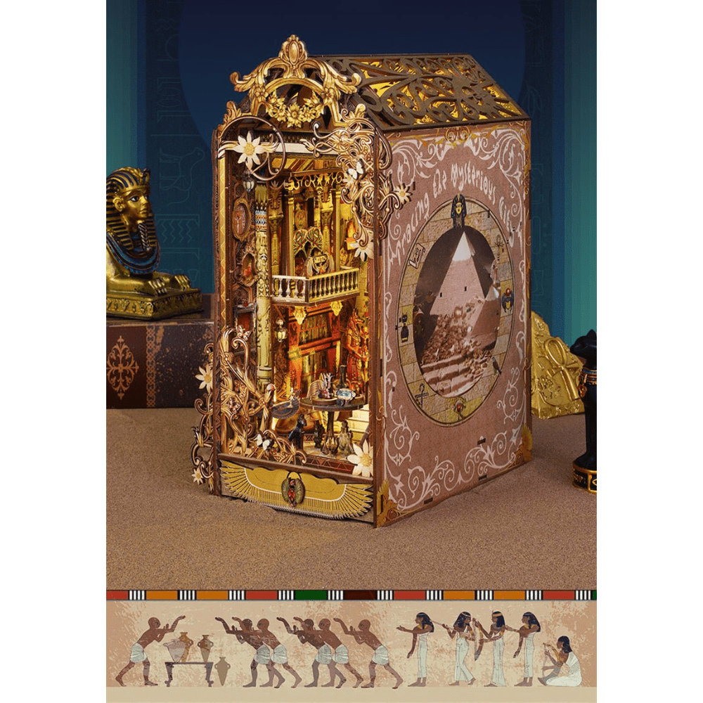 Ancient Egyptian Palace DIY Book Nook - DIYative™