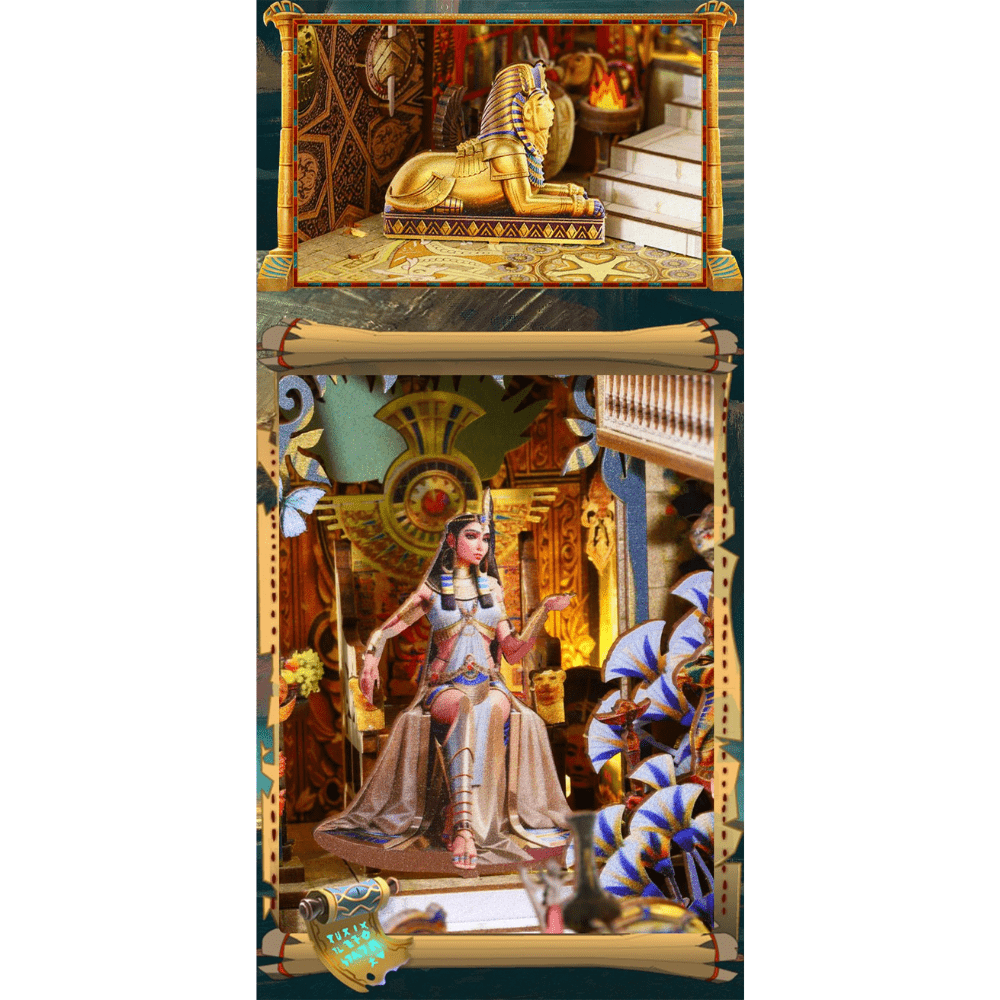 Ancient Egyptian Palace DIY Book Nook - DIYative™