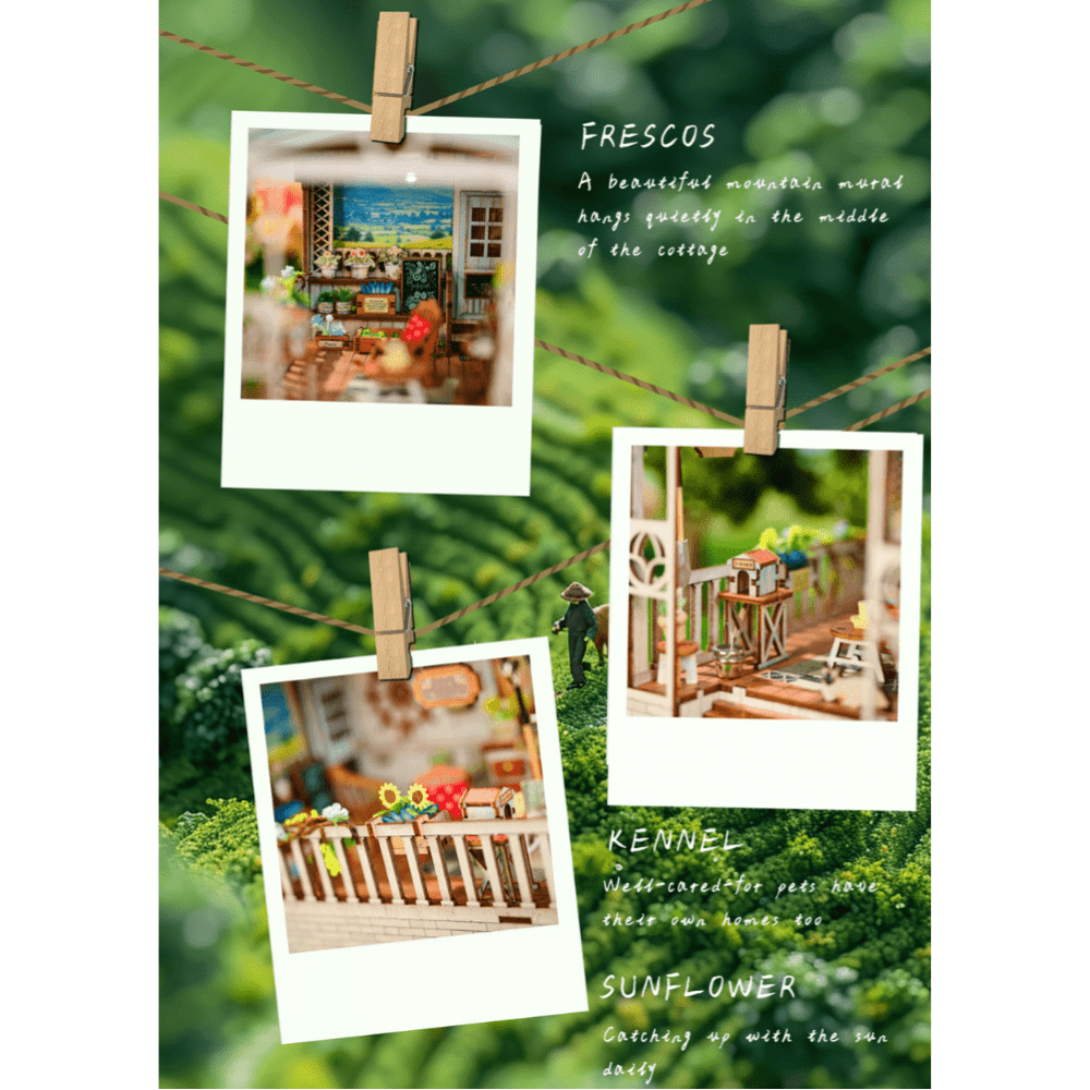 Bloomfield Cottage DIY Book Nook Kit - DIYative™