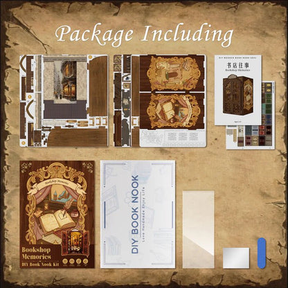 Bookshop Memories DIY Book Nook - DIYative™