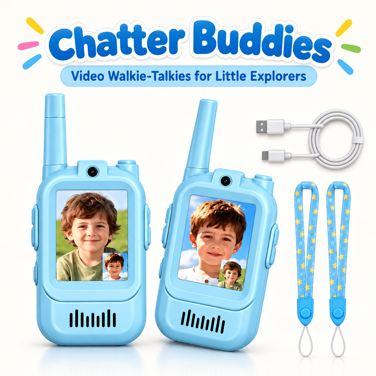 Chatter Buddies: Video Walkie-Talkies for Little Explorers