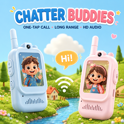 Chatter Buddies: Video Walkie-Talkies for Little Explorers