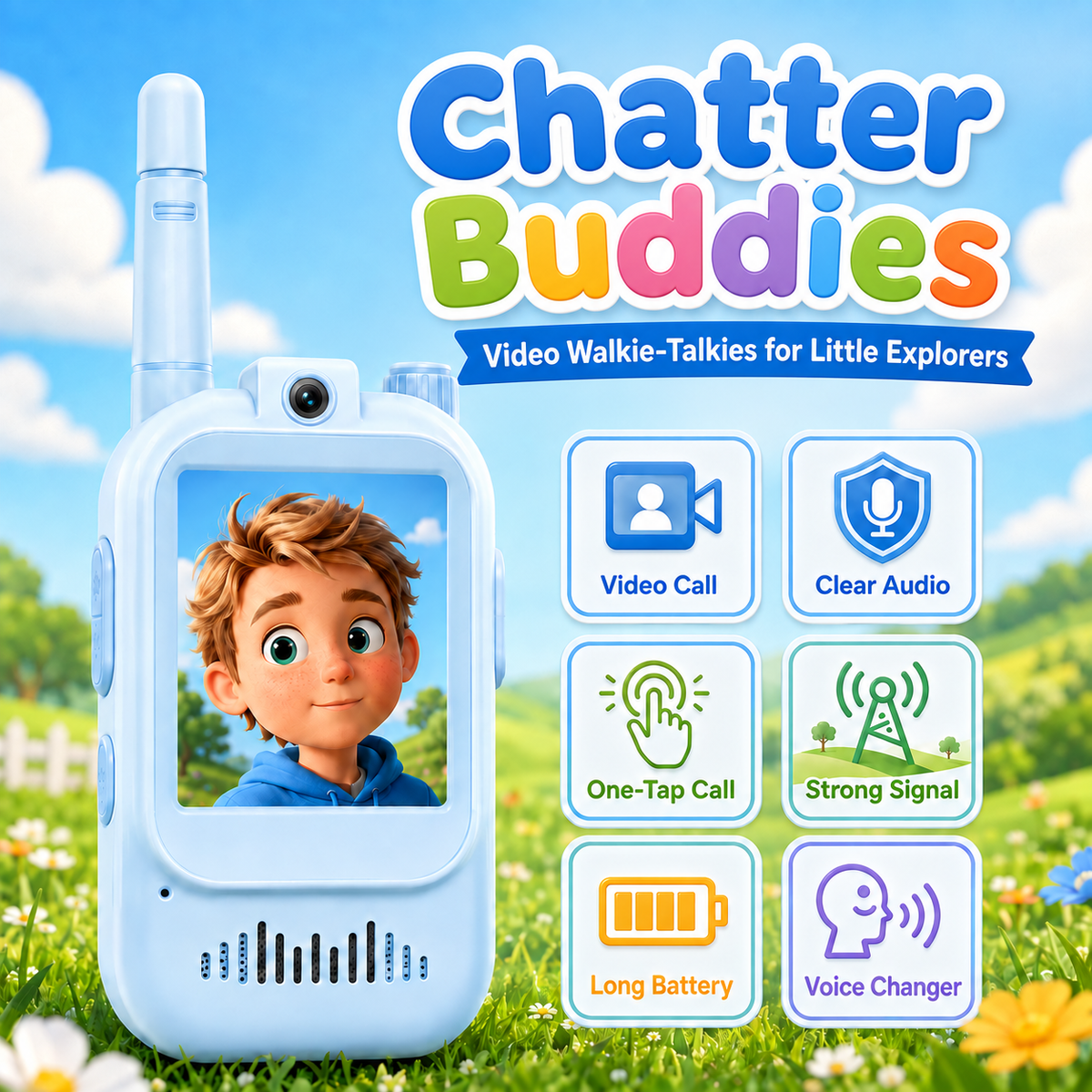 Chatter Buddies: Video Walkie-Talkies for Little Explorers