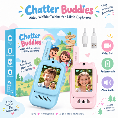 Chatter Buddies: Video Walkie-Talkies for Little Explorers