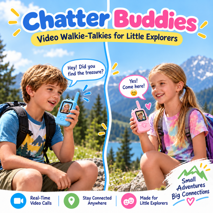 Chatter Buddies: Video Walkie-Talkies for Little Explorers