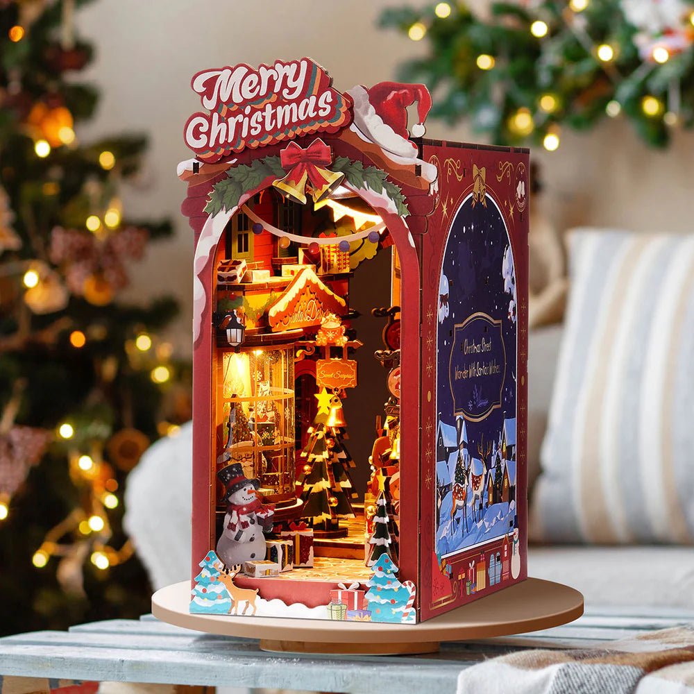 Christmas Alley 3D DIY Book Nook Kit - DIYative™