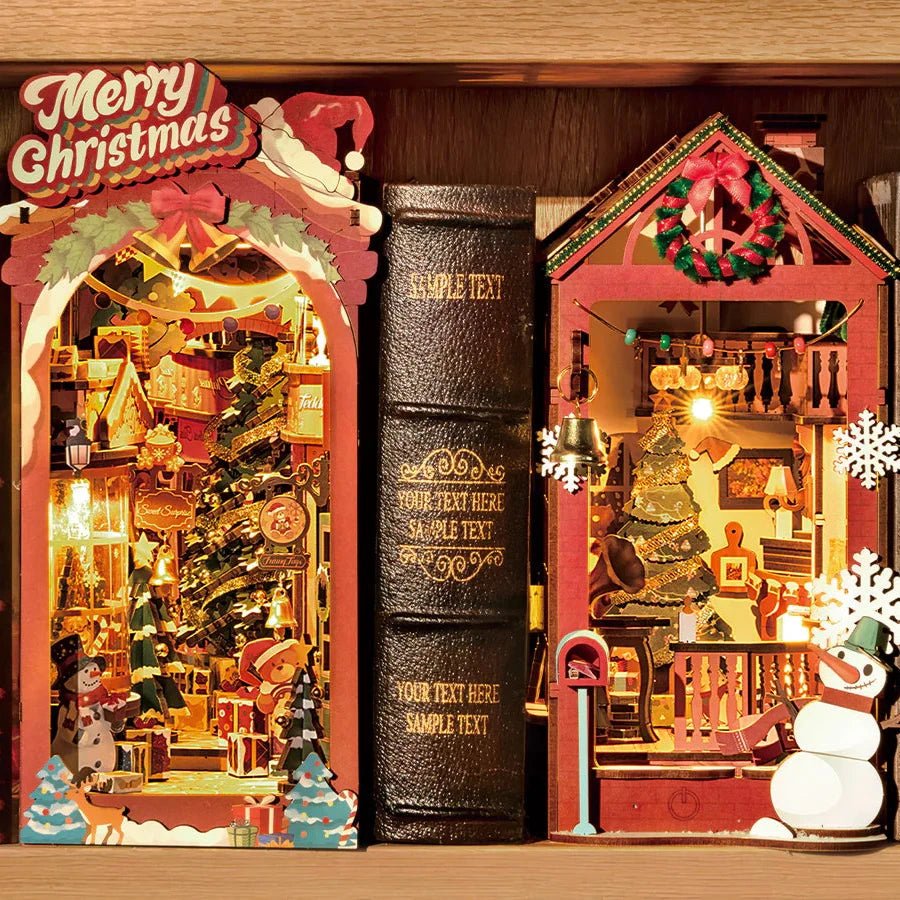 Christmas Alley 3D DIY Book Nook Kit - DIYative™