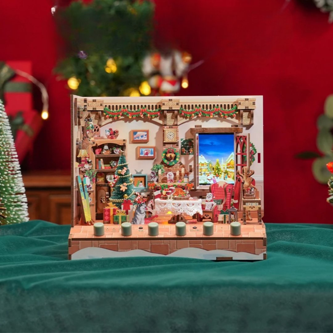 Christmas Cottage TechArt DIY Music Box - DIYative™