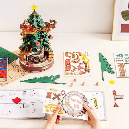 Christmas Dream Gift Factory DIY Music Box - DIYative™