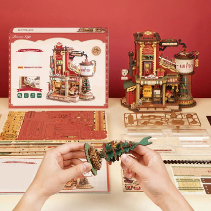 Christmas Dream Gift Factory DIY Music Box - DIYative™