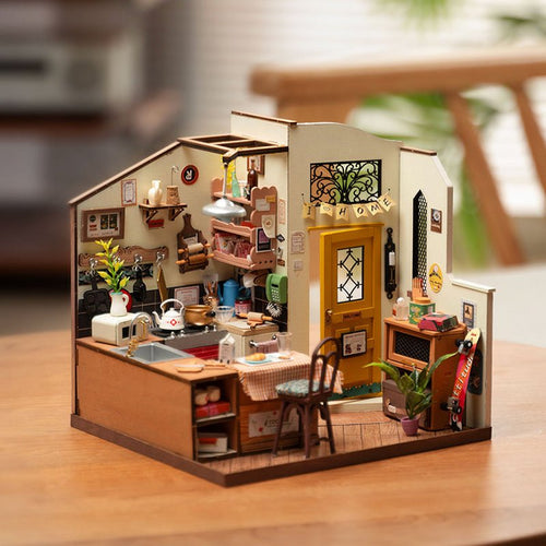 Cozy Kitchen DIY Miniature House Kit - DIYative™