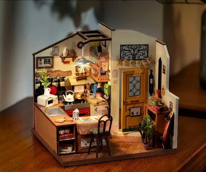 Cozy Kitchen DIY Miniature House Kit - DIYative™