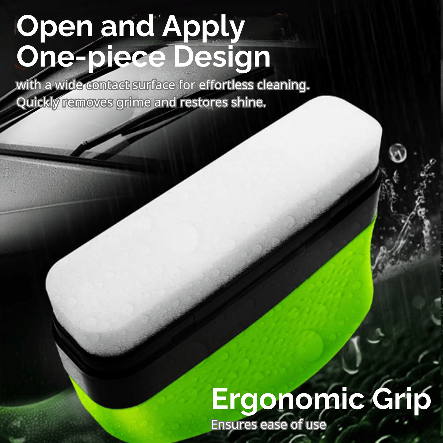 CrystalShield Pro 2.0 Hydrophobic Anti - Fog & Oil Film Glass Cleaning Brush - DIYative™