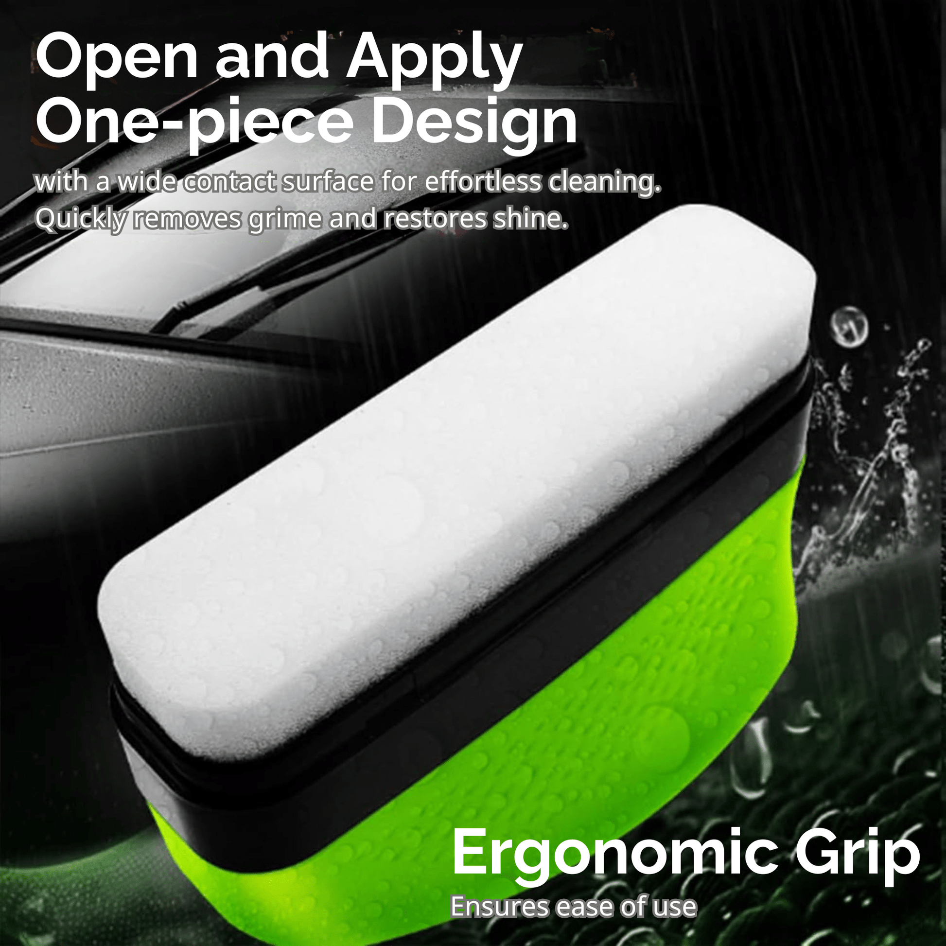 CrystalShield Pro 2.0 Hydrophobic Anti - Fog & Oil Film Glass Cleaning Brush - DIYative™
