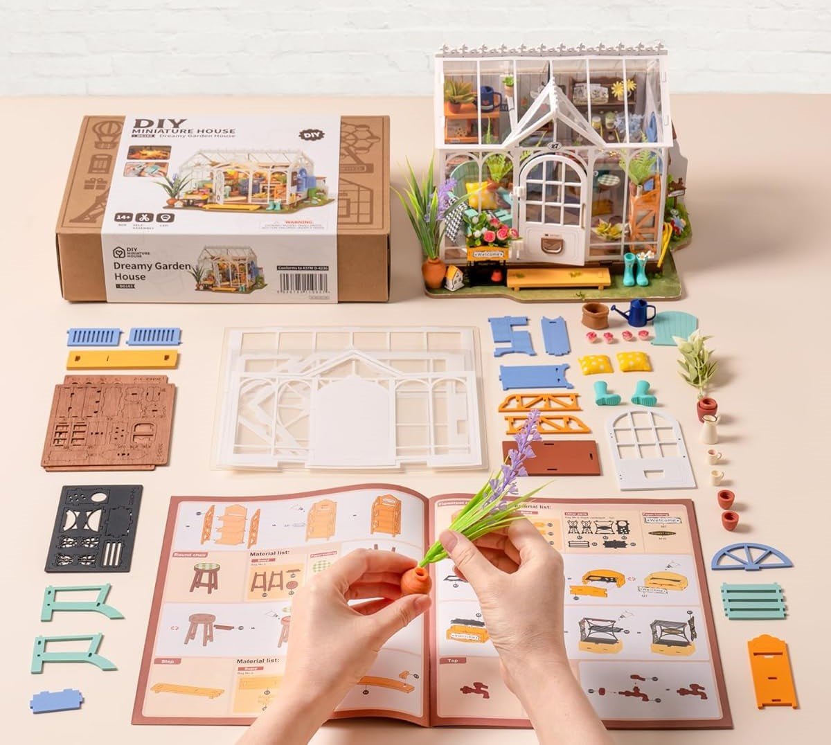 Dreamy Garden House DIY Miniature House Kit - DIYative™