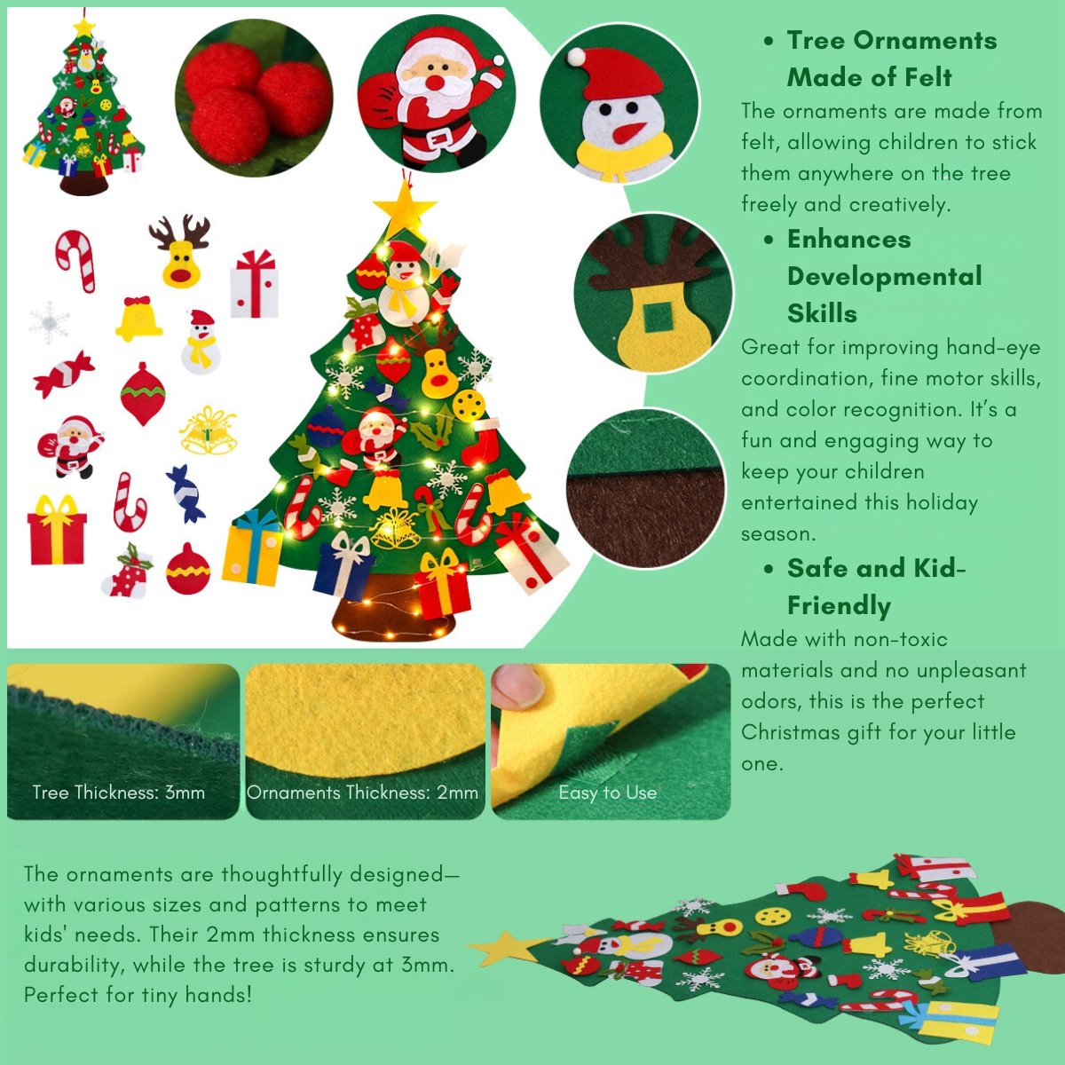 FeltFun DIY Christmas Tree - DIYative™