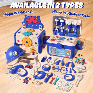 Hippo All-in-one Tool Hub DIY Montessori Tool Box Set – DIYative™