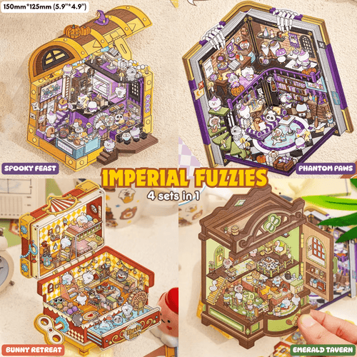 Imperial Fuzzies - Stick n’ Scene 3D DIY Scene Stickers Therapy - DIYative™