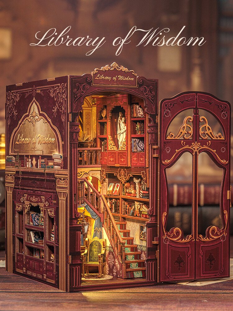 Wisdom Library Corner Library of Wisdom DIY Book Nook – DIYative™