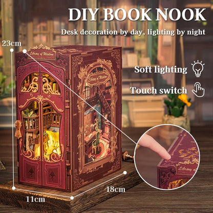 Library of Wisdom DIY Book Nook - DIYative™