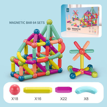 Magnetic Building Sticks & Blocks Set - DIYative™