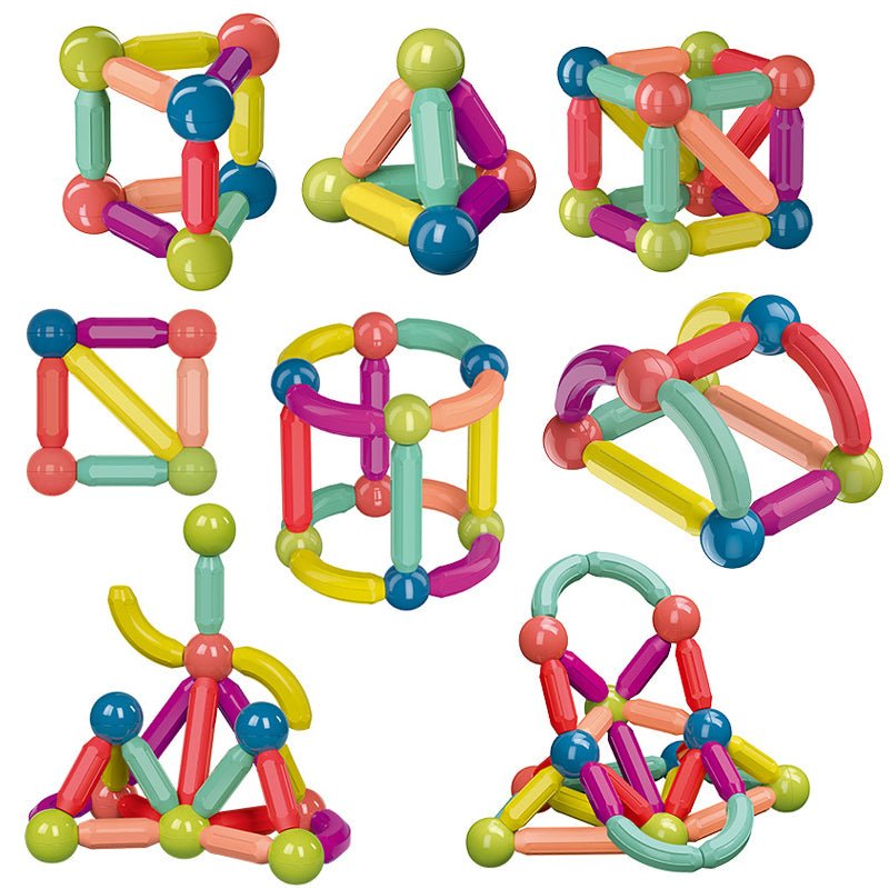 Magnetic Building Sticks & Blocks Set - DIYative™