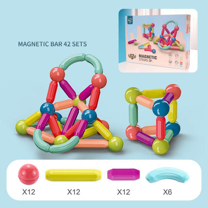 Magnetic Building Sticks & Blocks Set - DIYative™