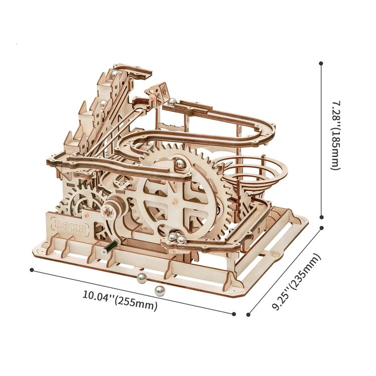 Marble Spaceport Marble Run DIY Wooden Puzzle - DIYative™