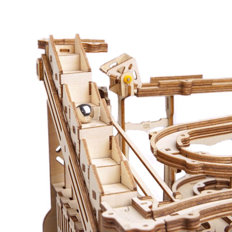 Marble Spaceport Marble Run DIY Wooden Puzzle - DIYative™