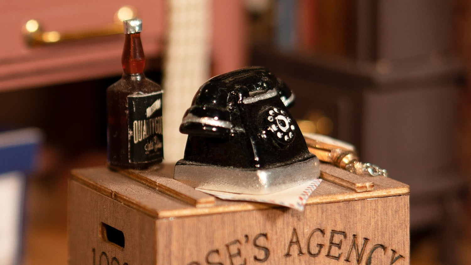 Mose's Detective Agency DIY Miniature House Kit - DIYative™